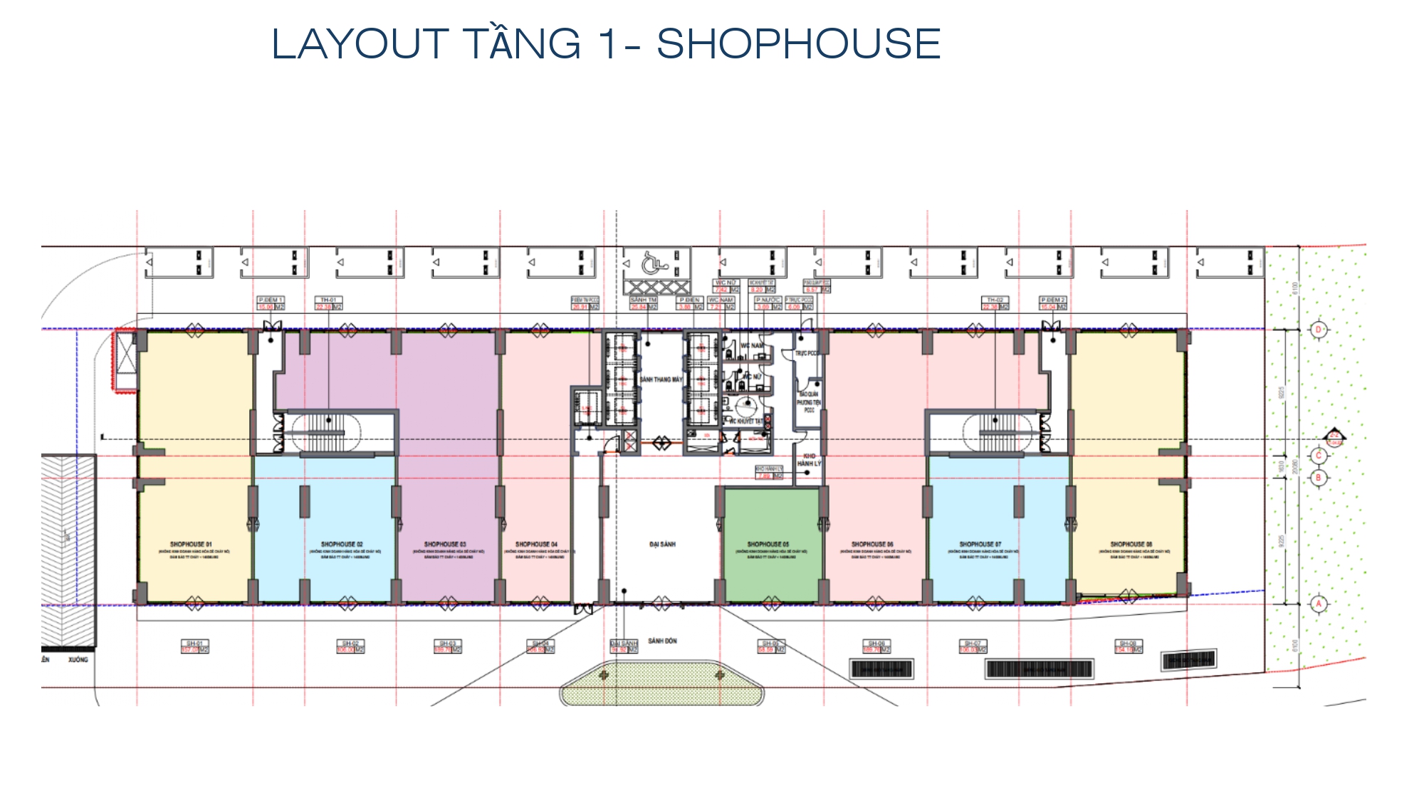 Nhà Phố The Sunset - Sun Group Phú Quốc – Thông Tin & Lý Do Nên Mua 1 Layout Tầng 1 Shophouse